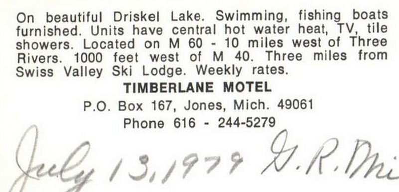Timberlane Motel - Vintage Postcard (newer photo)